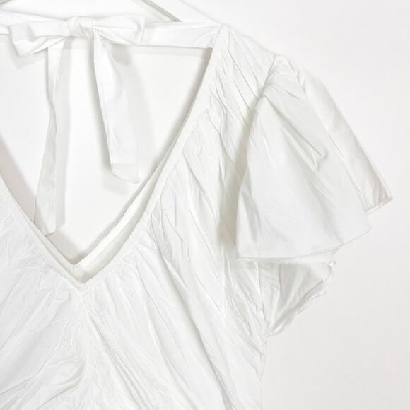 Anthropologie Love The Label Ruffled Mini Dress - Picture 12 of 16